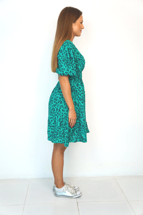 The Helen Dress Short- Jade Jungle dubai outfit dress brunch fashion mums